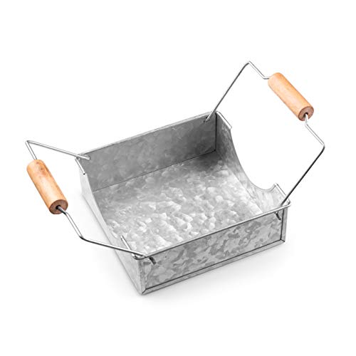 Royalty-Art-Rustic-Napkin-Holder-with-Dual-Wooden-Handles-Square-Country-Style-Galvanized-MetalHeavy-Duty-Kitchen-Dining-Room-Paper-Storage-Indoor-Outdoor-Use 412QCrNFYvL