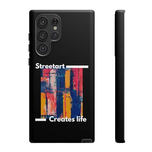 Coque rigide Samsung S22 Ultra Street Art édition mate haute résistance