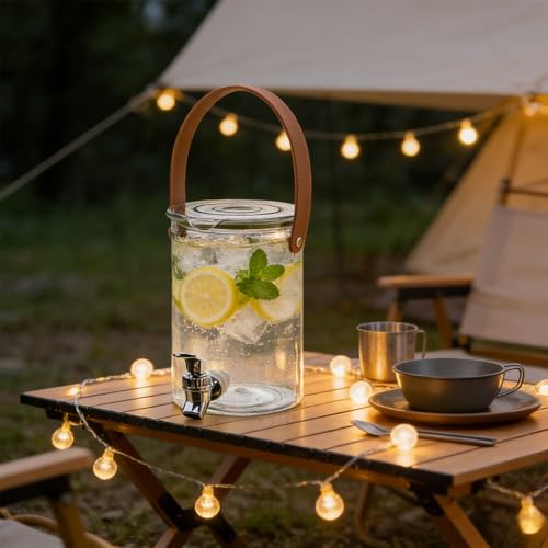Plastic Beverage Dispenser With Spigot&Filter, Drink Dispensers For Parties - image 2