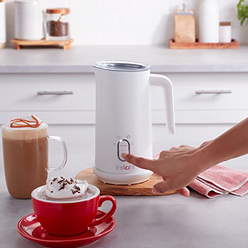 image for Instant Pot Instant Milk Frother, 4-in-1 Electric Milk Steamer, 10oz/2