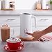 Instant Pot Instant Milk Frother, 4-in-1 Electric Milk Steamer, 10oz/295ml Automatic Hot and Cold Foam Maker and Milk Warmer for Latte, Cappuccinos, Macchiato, From the Makers of Instant 500W, White