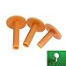 MUXSAM 3Pcs Rubber Golf Tees Holder Set, Driving Range Mats Rubber Ball Seat for Golf Hitting Practice Mat Indoor Outdoor Training, Different Size 54/70/83mm