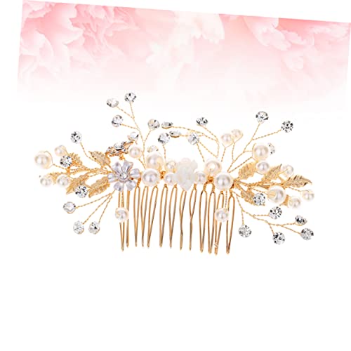 FRCOLOR 3 Pecas tiara jóias de cabelo de flores chapéus de noiva cristal pentear strass pente de cab