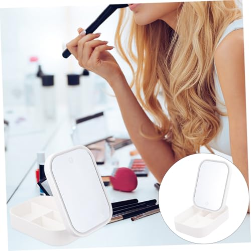 Miroir cosmétique illuminé au design compact et finitions épurées - 4