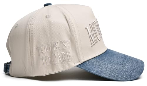 Image of Mommin Trucker Hat, Mom Hat, Embroidered Vintage Two Tone Mommin Hat