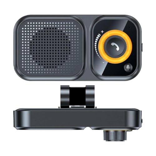 BGGJJ Wireless Car Speakerphone with Sturdy Sun Visor Clip Handsfree Talking Compatible with All Phones