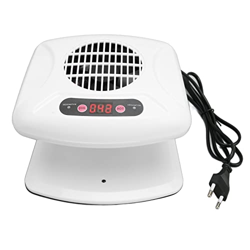 Secador de Aire de Uñas de 300 W, Secador de Ventilador de Uñas con Sensor Automático, Secador de Esmalte de Uñas de Viento Frío Y Cálido para Salón de Casa, Color Blanco(#1)