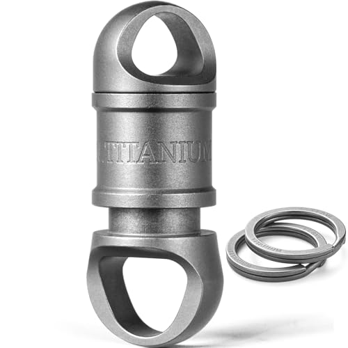 Porte-clés de voiture en titane détachable FEGVE pour ne plus abîmer vos ongles