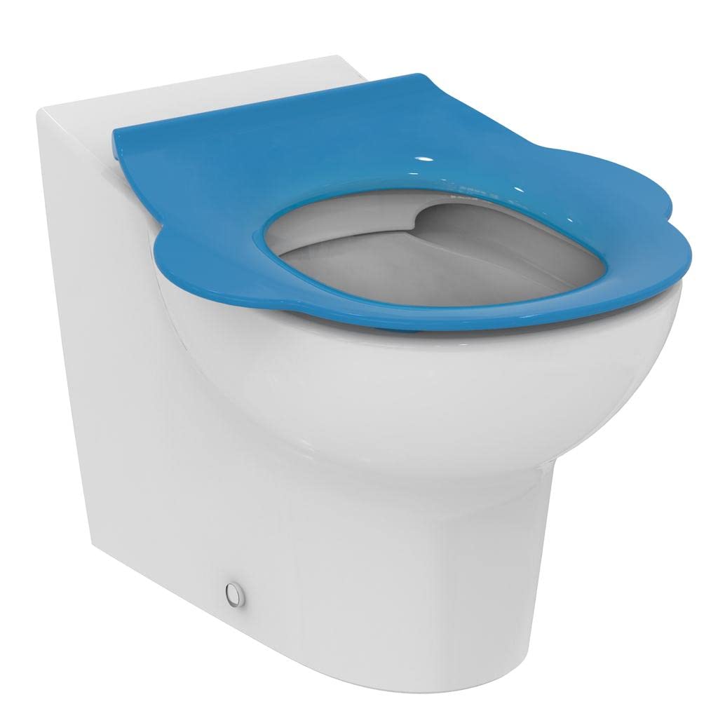 Porcher Siège De Toilette Abattant WC Bleu Contour 21 Pour Enfant - Modèle Authentique Ideal Standard