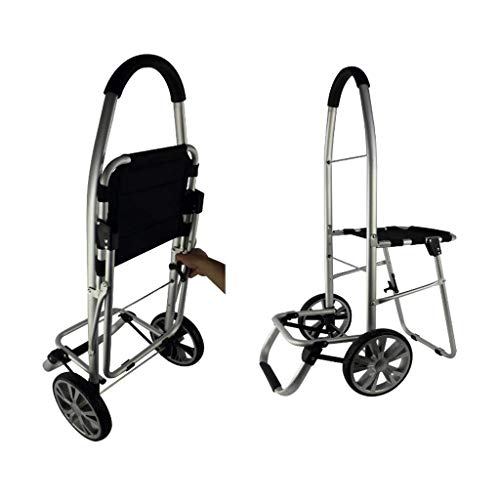 LDBDASA Klappwagen Mit Traghocker, Tragbarer Taschenkörper, Mit Mehr Platz Für Doppelte Seitentaschen Hinzufügen/a/60… – Bild 4