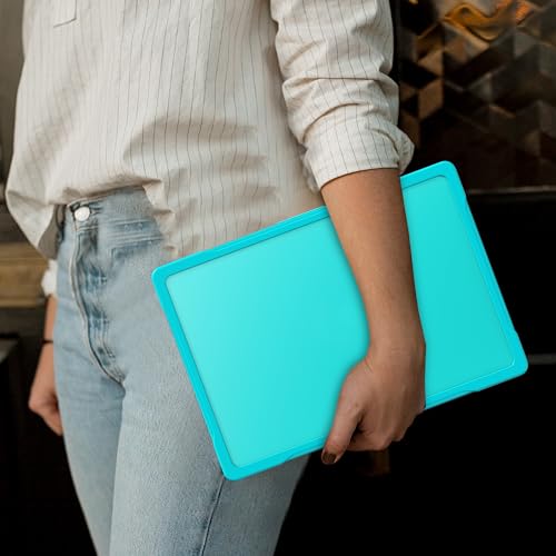 Funda MacBook Pro 16 que evita arañazos con plástico rígido y parachoques azul 4