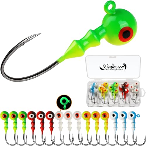 Têtes plombées 1/2 oz pour crappie et bar lors de vos sorties de pêche en mer