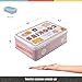 Nostalgic-Art Retro Storage Tin Box Flat, 84.5 oz, Wonder Cookies – Gift idea for the kitchen, Metal Can with Lid, Decorative vintage design