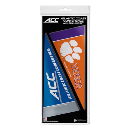 Mini fanion en feutre NCAA ACC Rico Industries pour décorer un petit espace mural