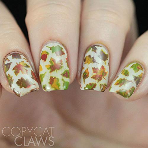 Whats Up Nails - Fall Vinyl Stencils For Nail Art Design (1 Sheet, 20 Stencils) #TOP7