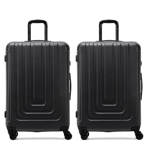 Valise hégère Flight Knight Premium avec 8 roues pivotantes fluides et verrouillage intégré.