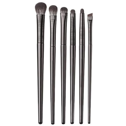Juego de 6 pinceles de maquillaje para sombra de ojos, juego de brochas de maquillaje, juego de brochas para ojos, juego de brochas para ojos, juego de pinceles de maquillaje