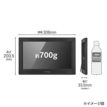 【未開封】センチュリー 11.6インチ Full HD対応 マルチモニター 11.6インチHDMIマルチモニター plus one Full HD (LCD-11600FHD4