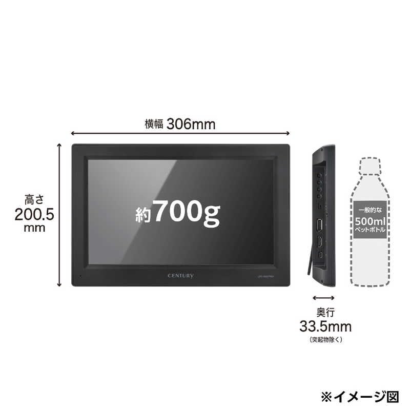Amazon.co.jp: センチュリー PCモニター plus one Full HD [11.6