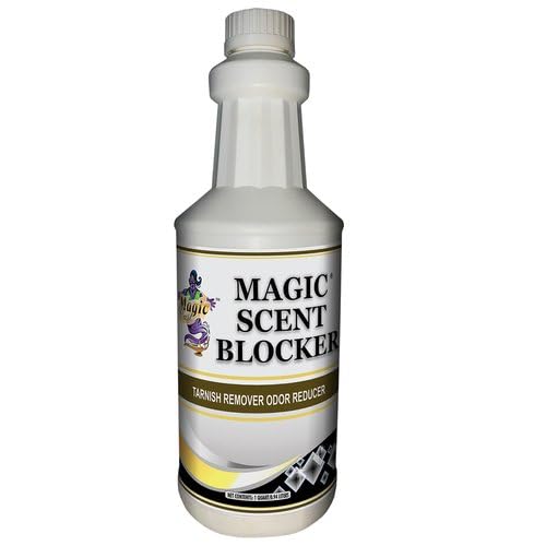 Magic Cast Magic Scent Blocker - 1 Quart Bottle - Tarnish Remover Odor Reducer Profesional Jewelry Products