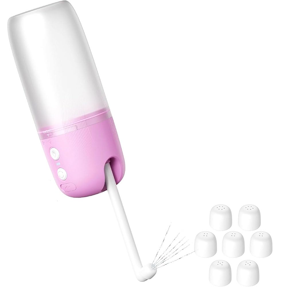 Per Bottiglia Peri per la Cura Postpartum, Bidet Portatile per Viaggi - Versione Elettrica Ricaricabile USB-C con 3 Modalità di Impostazione Della Pressione