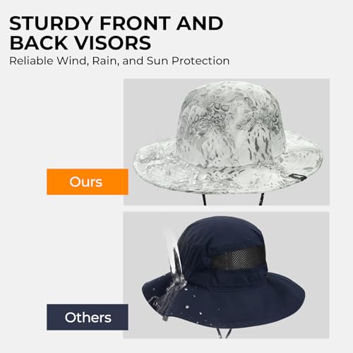 Image of KastKing Sol Armis UPF 50 Boonie Hat - Sun Protection Hat, Fishing Hat, Beach & Hiking Hat, Paddling