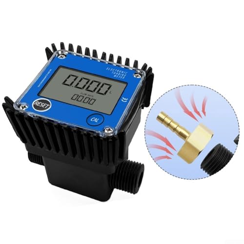 Medidor de flujo digital K24 para combustible diésel con pantalla LCD 4