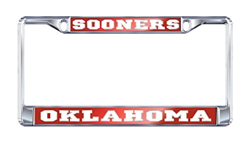 OU OKLAHOMA SOONERS Chrome License Plate Tag Frame