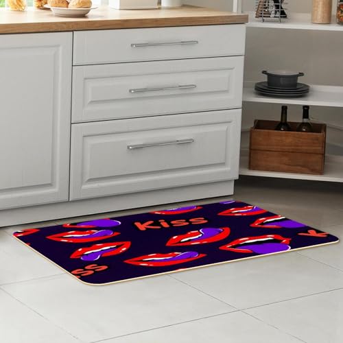 Alfombrillas de cocina lavables VAPOKF alfombra pasillo absorbente y antideslizante pack 2 7