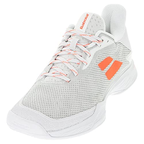 Babolat Chaussures de Padel pour Adultes Jet Tere Clay 42832 Blanc, Piste d'athlétisme Femme, 40 EU