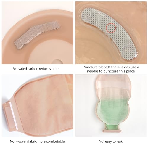 20 Pack One-Piece Ostomy Bag