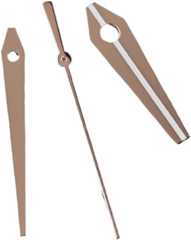 10mm*14mm*14.5mm Watch Hands for NH35/36/4R/6R/7S Movement Silver Rose Gold Pointer Needle Mod Parts Accessories(A4 Rose Gold)