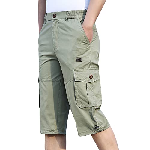Herren Winter Dünne Lockere Freizeitshorts Sweathose Trekkinghose Tactical...