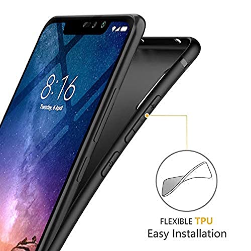 Image of Mobile Back Cover Case for Samsung Galaxy M40, Sm-M405F /Ds, Sm-M405Fn /Ds, Sm-M405G /Ds (Silicone Case|CameraProtection|Black SC1510)