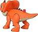 Fisher-Price Imaginext Jurassic World Dinosaur Action Figure with Kid-Activated Motion & Growing Spikes, 7.75-inch Aquilops Dino Toy