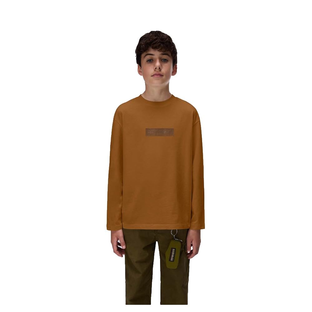 Napapijri New Box Logo Long Sleeve T-Shirt 4 Years