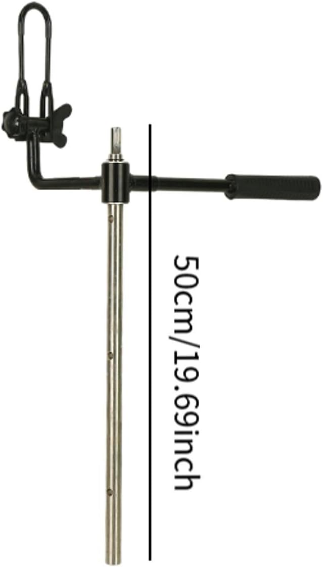 Ice Drill Auger Extension Rod Ice Chisel for Camping and Fishing Use with Handle