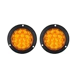 FALVFUN Round Trailer Tail Lights, 2PCS 4