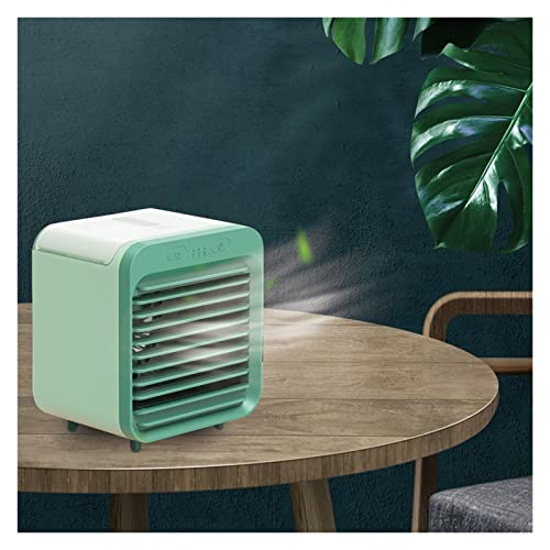 Wentylator oczyszczacza powietrza Klimatyzator USB chłodzący Pulpit Protable Sypialnia Niski poziom hałasu, w tym nocny wentylator elektryczny Komfortowe Ciche Chłodzenie(White)