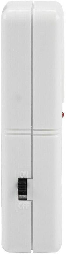 Power Failure Alarm Power Outage Alarm Automatic Power Cut Failure Alarm 120db Home Security LED Indicator Outage Alarm Warning Siren White