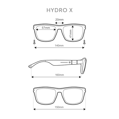 Lunettes IA ChatGPT iOS Android connectées Hydro X noir - 5