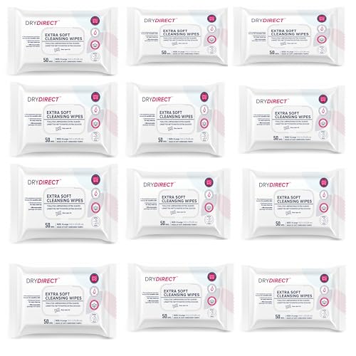 Dry Direct Extra Soft Cleansing Wipes (Mega Case of 600)