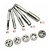 Multifunction Tap and Die Set 12/20Pcs M3-M12 Metric Screw Thread Plugs Hand Taps Straight Taper Tapping and Tools(A)