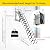 GFFQLXHT 14 Steps Retractable Loft Foldable Ladder for Height 11.5ft