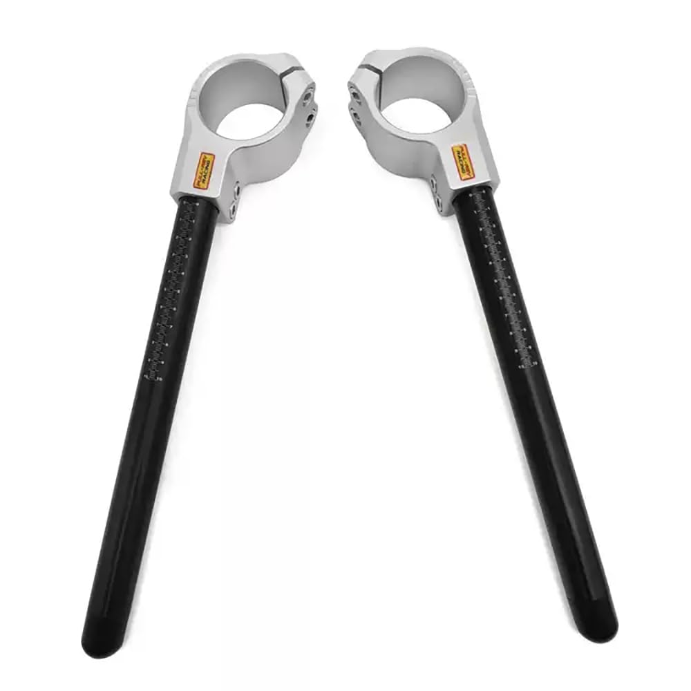 Motorcycle Fork Clip ons Handle Bars Adjustable CNC Aluminium Handlebar Clip On Replacement for Triumph 765RS