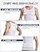 Hanerdun Mens Slimming Body Shaper Vests Undershirt Abs Abdomen Slim,White,XX-Large