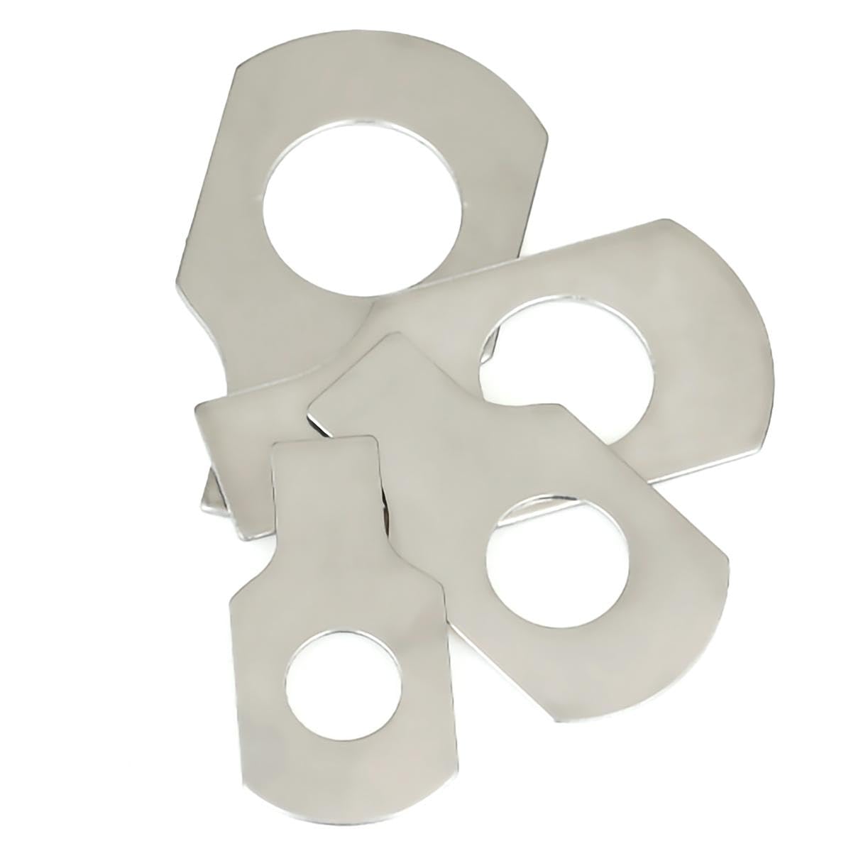 Generic M36 M42 M48 304 Stainless Steel Single Lug Collar Locking Stop Tab Washer with Long Tab - (Dimensions: M48(1 Piece))