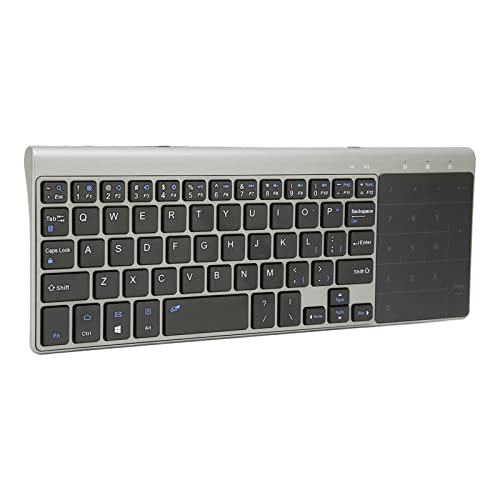 Clavier sans fil 2,4 GHz avec pavé tactile Bewinner mini clavier et souris PC TV Box