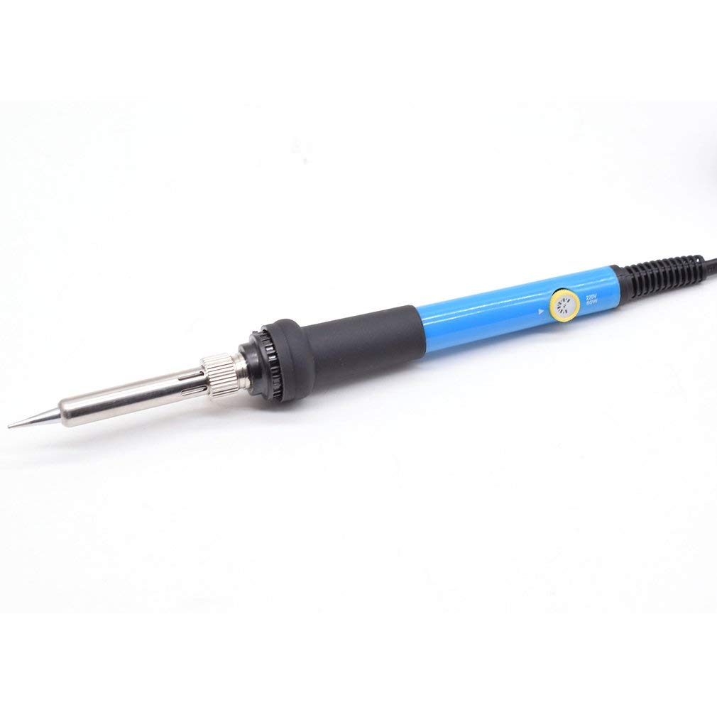 220 V 60 W soldeerbout verstelbare temperatuur 200-480 °C elektrische soldeerbout gereedschap met schakelaar aan/uit knop [220 V EU-stekker