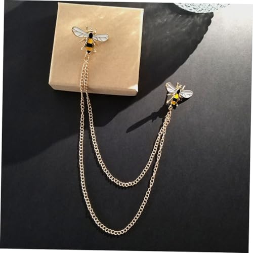 Broche abeille vintage pour accessoiriser un pull en maille - 6